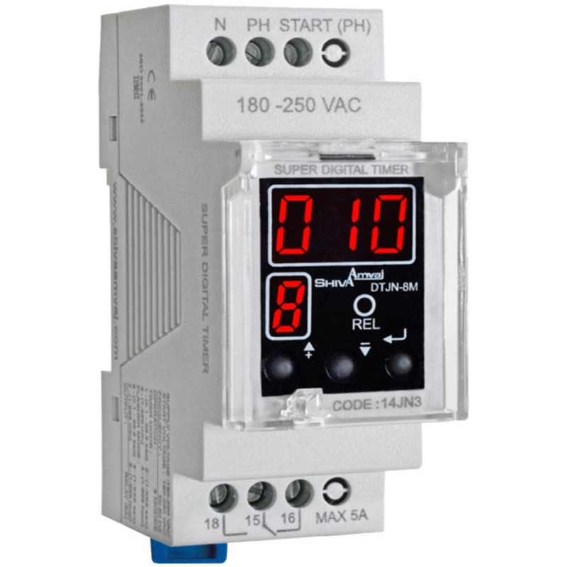 سوپر تایمر دیجیتال شیوا امواج سری N مدل DTJN-8M کد 14JN3