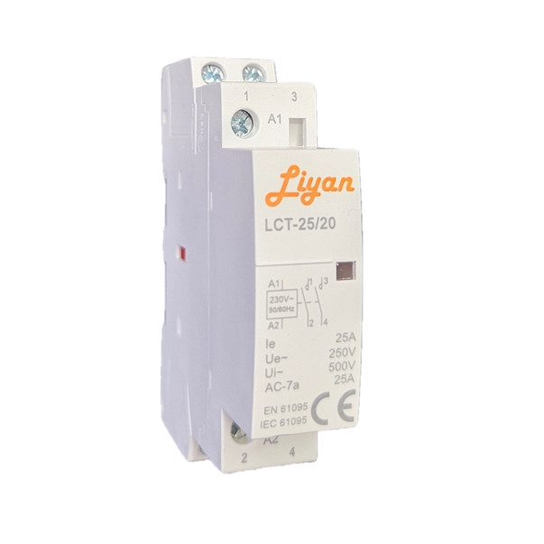 کنتاکتور 25 آمپری لیان کد LCT-25