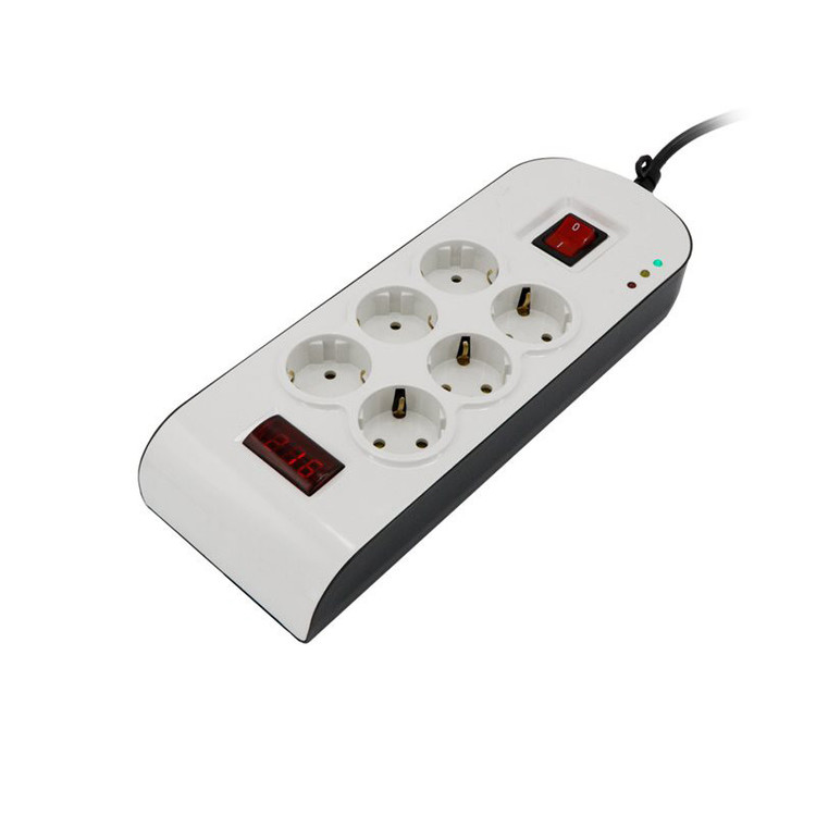 محافظ ولتاژ پارت الکتریک مدل شش خانه کد P8796