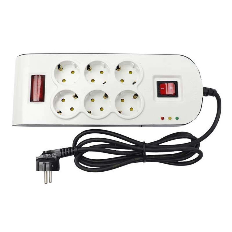 محافظ ولتاژ پارت الکتریک مدل شش خانه کد P8796