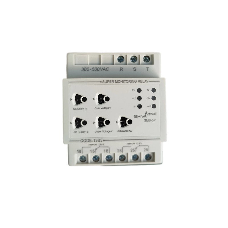 رله سوپر کنترل فاز شیوا امواج مدل SMB-5P کد 13B3 بسته دو عددی