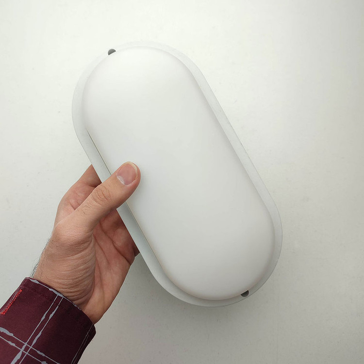 چراغ حیاطی پرتو درخشان مدل واترپروف IP65 طرح روکار بیضی