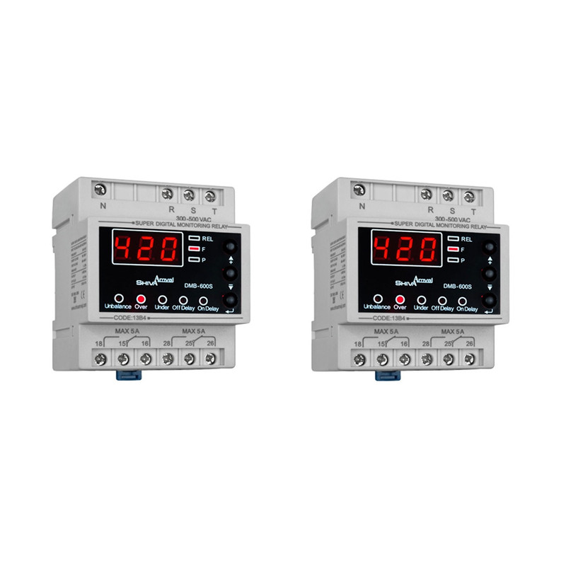 سوپر کنترل فاز ديجيتال شیوا امواج مدل DMB-600S CODE 13B4 مجموعه 2 عددی